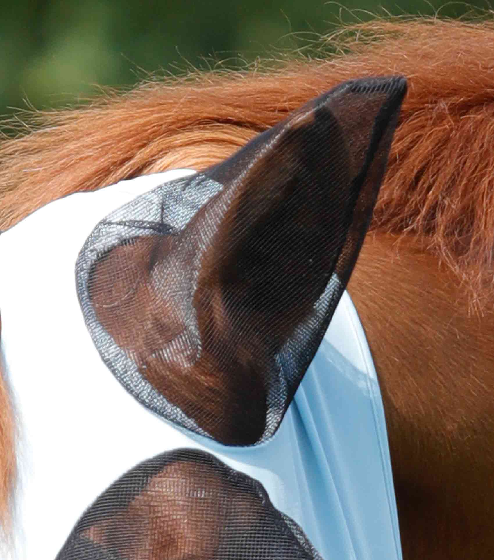 Premier Equine Comfort Tech Lycra Fly Mask Xtra Blue