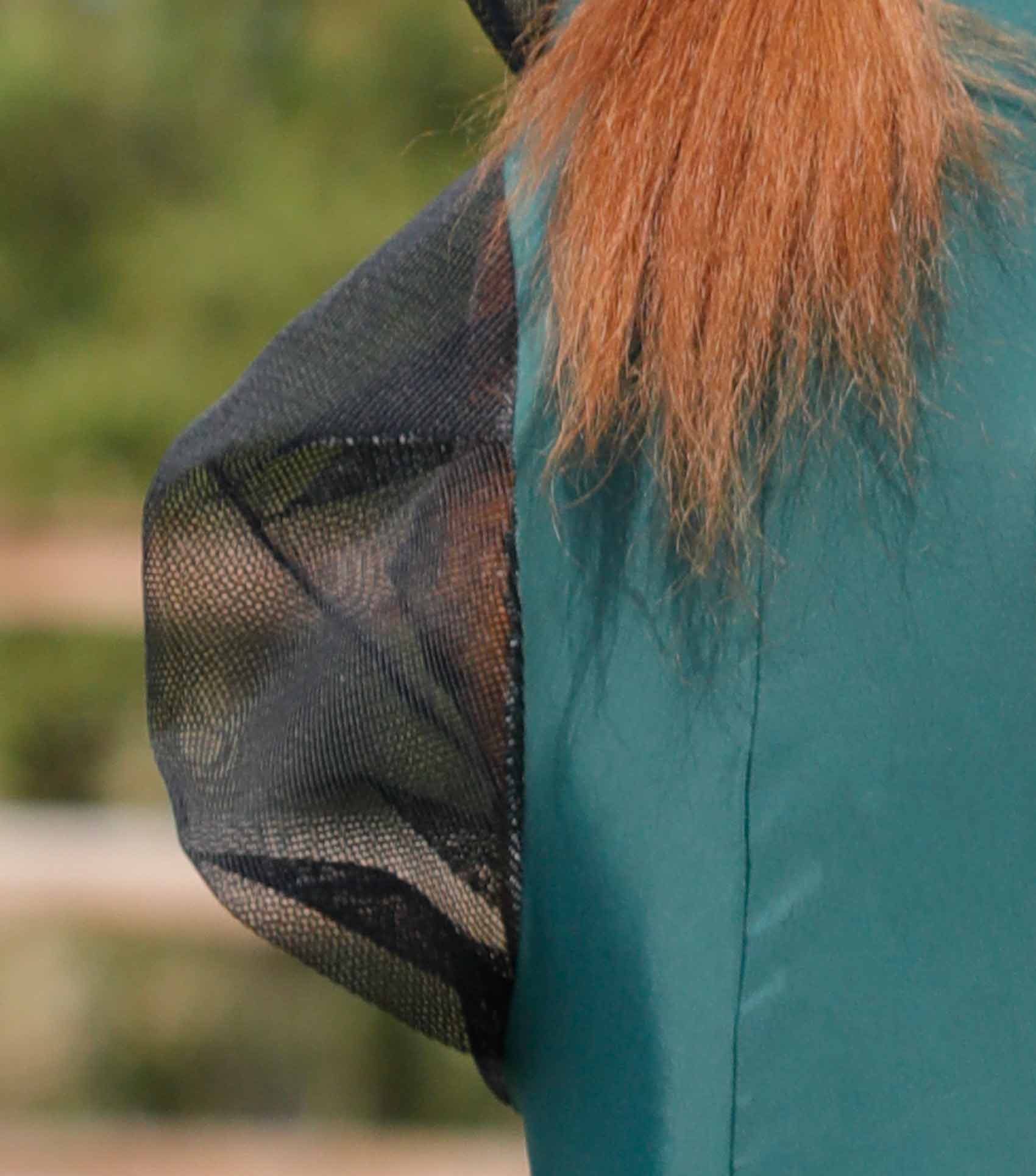 Premier Equine Comfort Tech Lycra Fly Mask Xtra Green