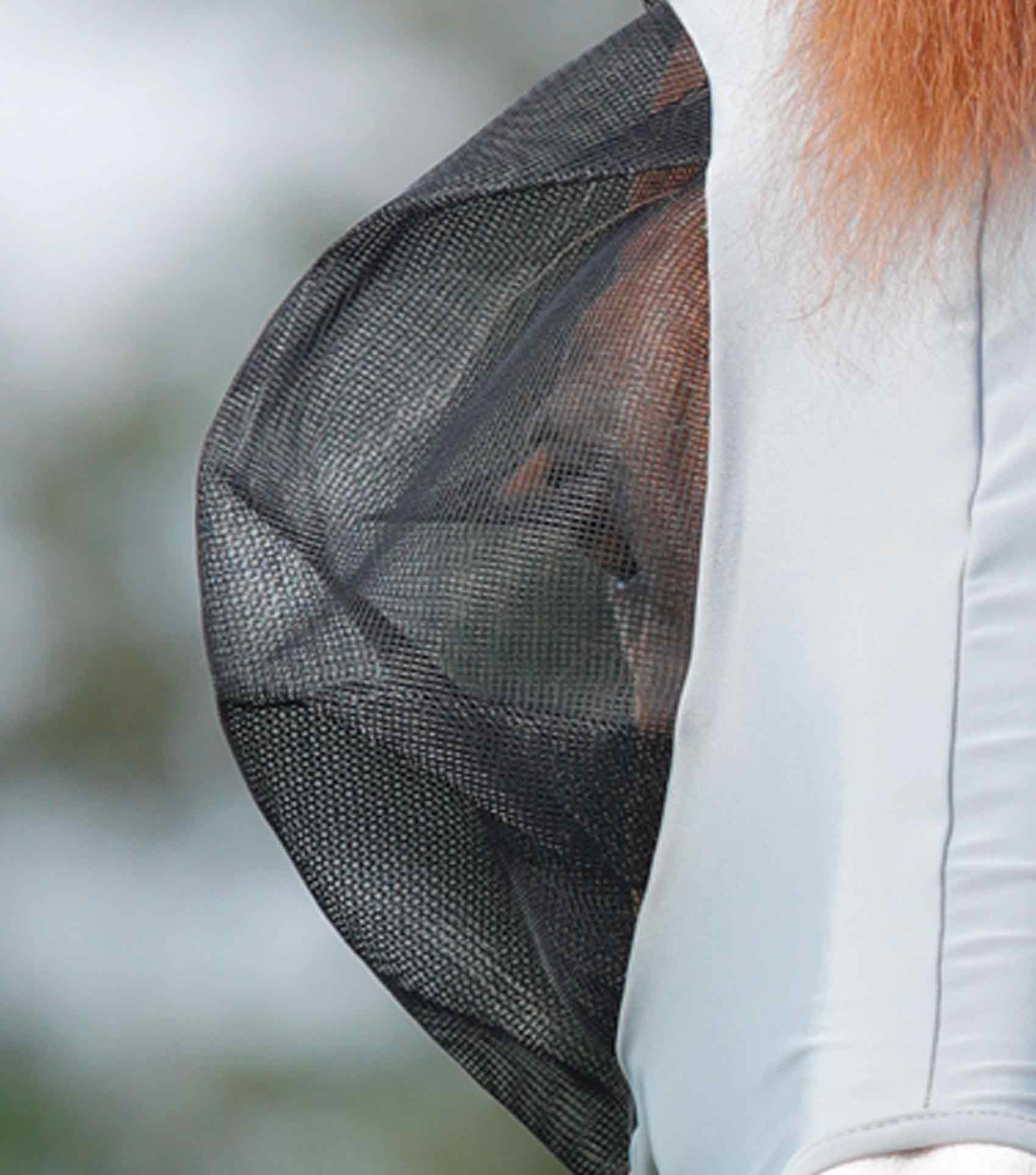 Premier Equine Comfort Tech Lycra Fly Mask Xtra Grey