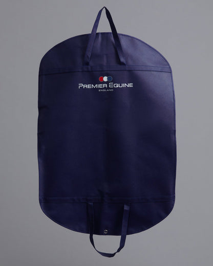 PREMIER EQUINE Show Jacket Garment Bag - Navy Storage Solution for Equestrian Clothing