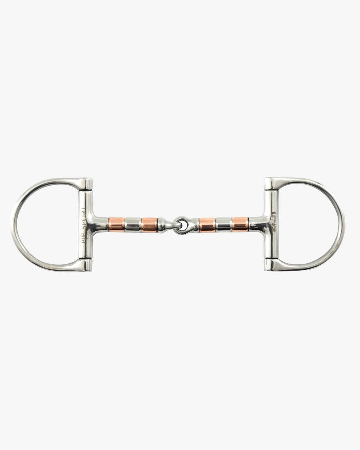 Premier Equine Copper Roller Mouth Dee Bit: Stainless Steel Horse Bit for Mouthing & Control
