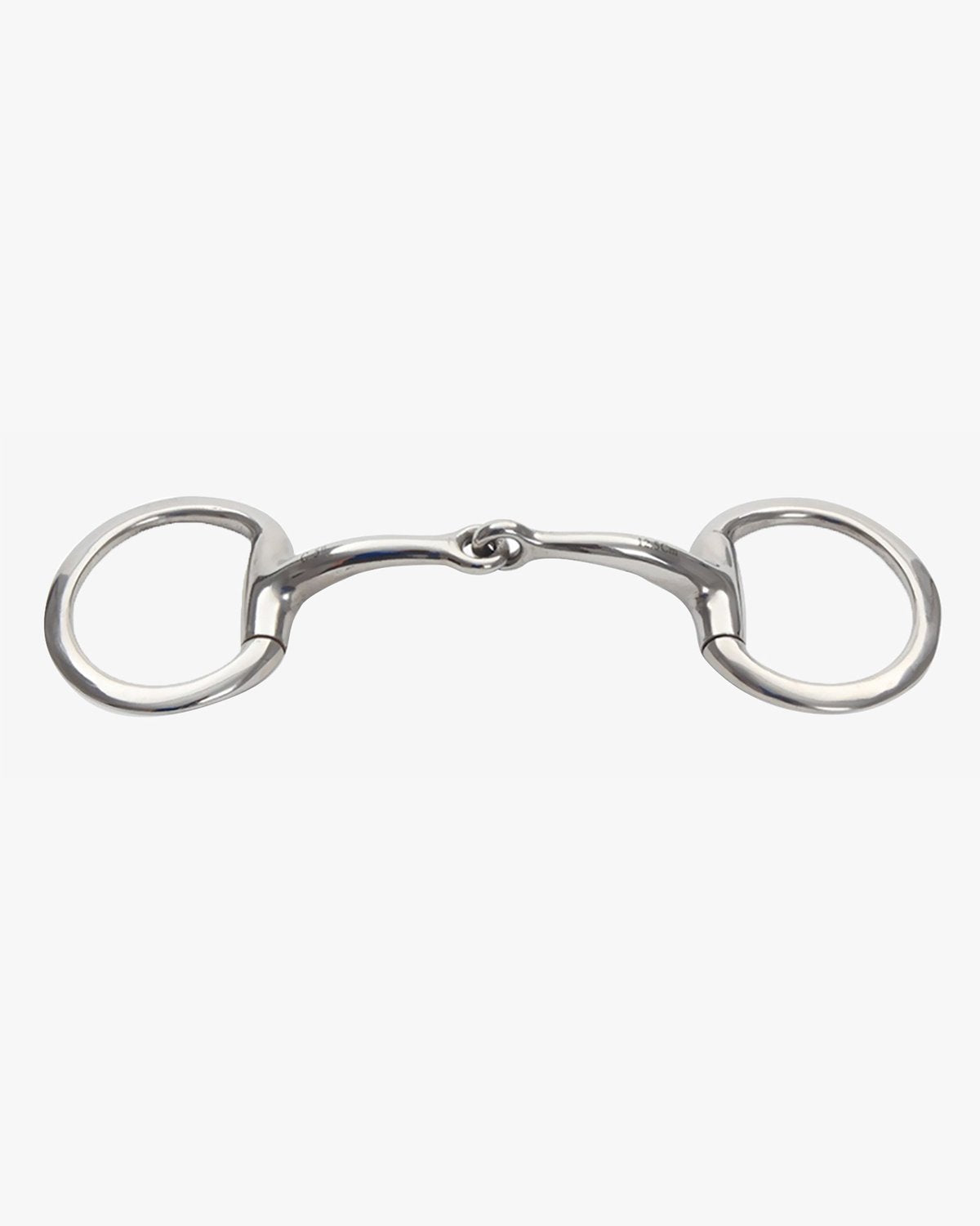 Curved Mouth Eggbutt Snaffle Bit - Stainless Steel Horse Bit for Gentle Control & Improved Communication