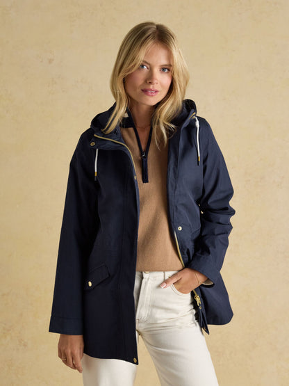 Joules Portwell French Navy Waterproof Raincoat
