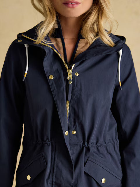 Joules Portwell French Navy Waterproof Raincoat