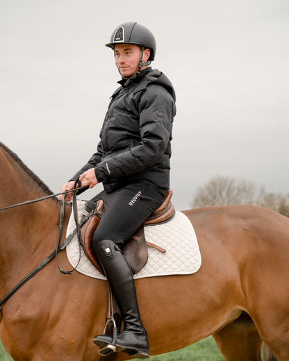 Equidry Men's Waterproof Equestrian Riding Breeches Black