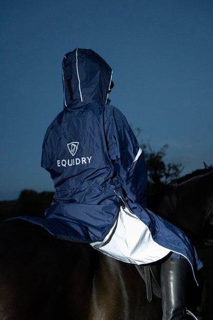 EQUIDRY Evolution Reflective Women's Riding Coat - Waterproof, Warm & Stylish Horse Riding Apparel.