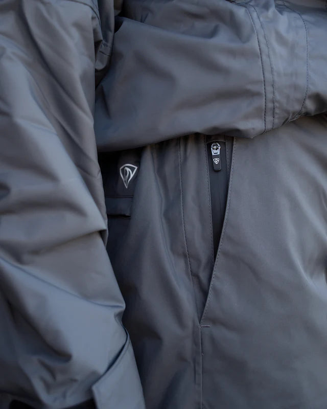 EQUIDRY Waterproof Trousers Fleece Lined Men's Grey