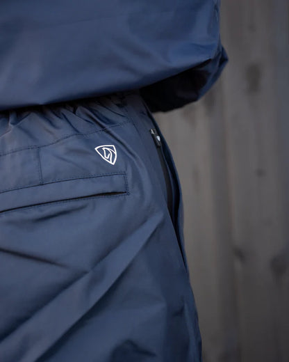 EQUIDRY Waterproof Trousers Fleece Lined Women's Navy