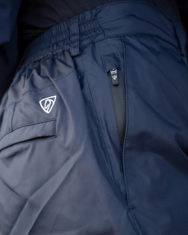 EQUIDRY Waterproof Trousers Fleece Lined Women's Navy