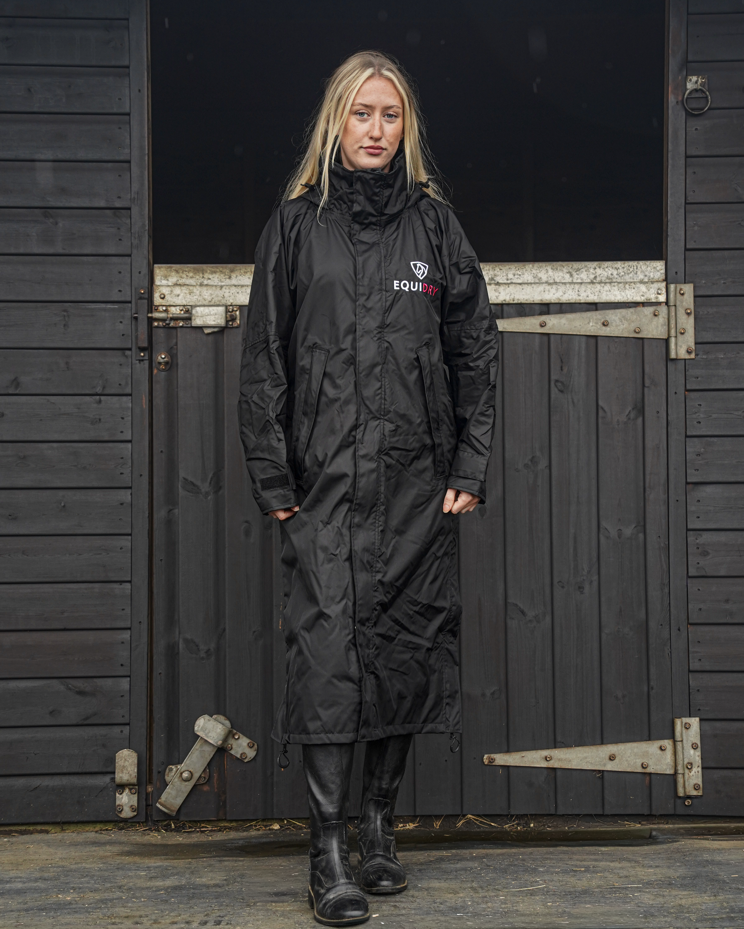 EQUIDRY Evolution Women's Mesh Lined Black/Peacock Pink