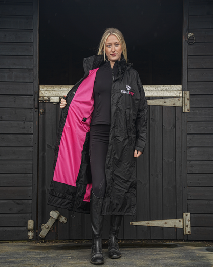 EQUIDRY Evolution Women's Mesh Lined Black/Peacock Pink