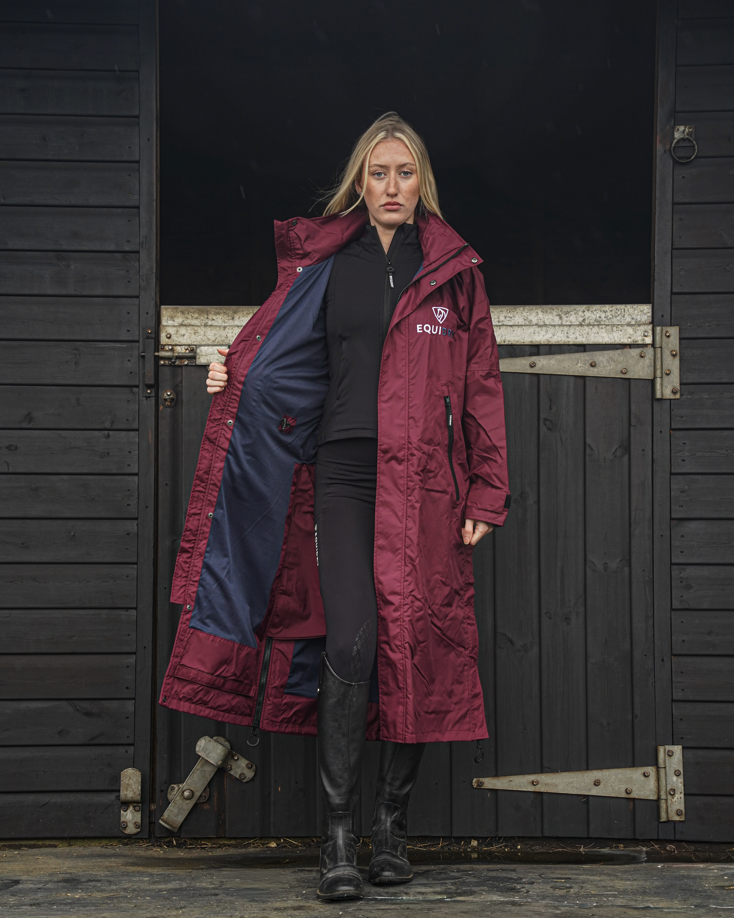 EQUIDRY Evolution Women's Mesh Lined Plum/Navy