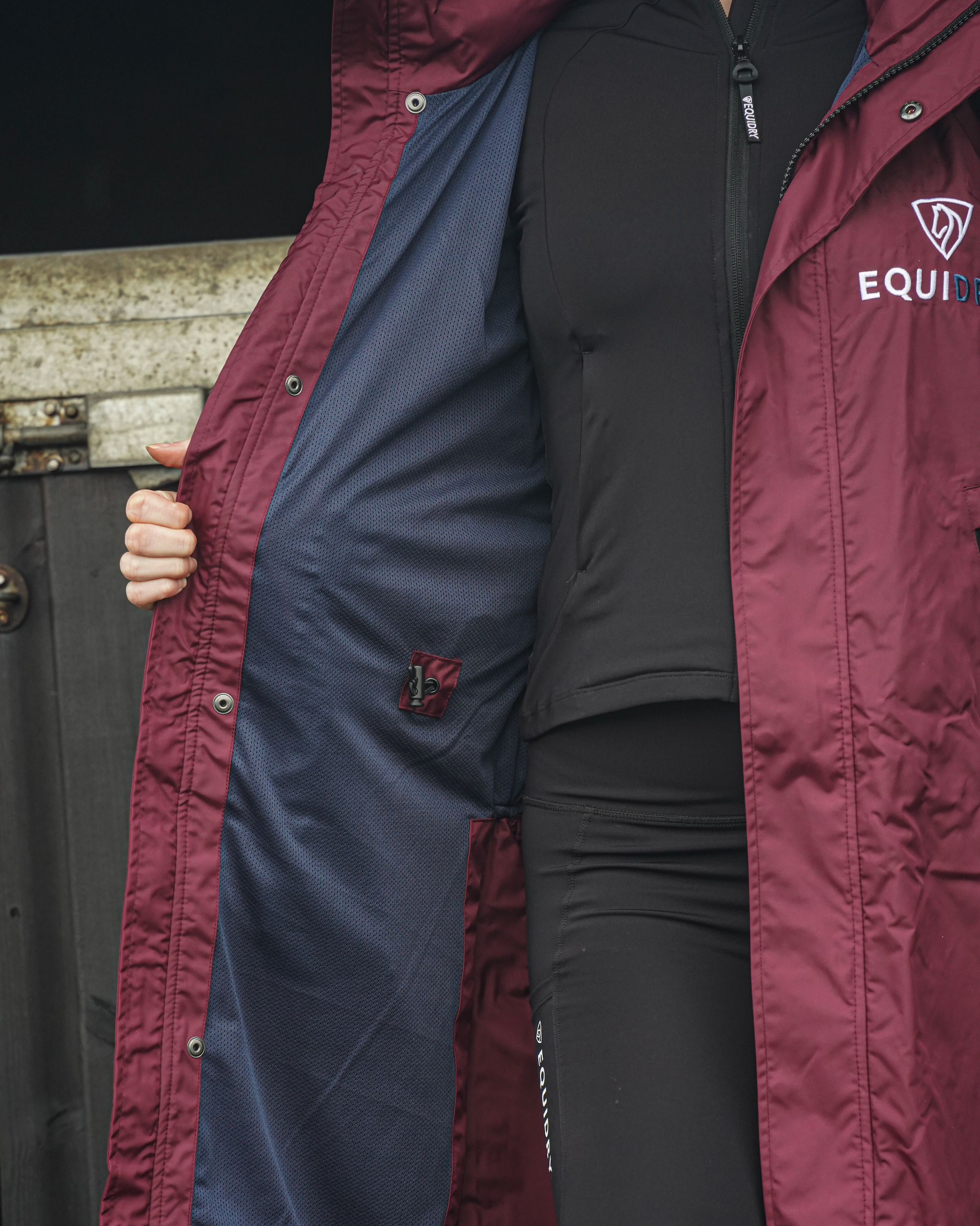 EQUIDRY Evolution Women's Mesh Lined Plum/Navy