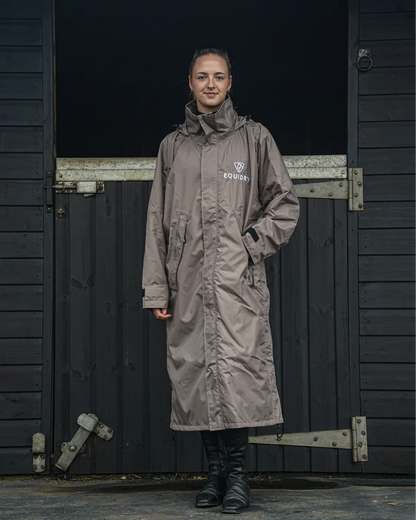 Equidry Evolution Women's Taupe Waterproof Riding Coat - Equiflair