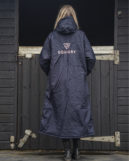 EQUIDRY Original Women's Thick Fleece Navy/Pale Pink