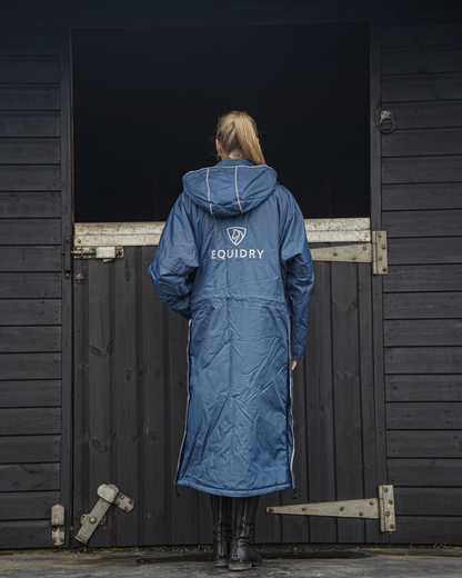 EQUIDRY Evolution Women's Thin Fleece Reflective Steel Blue