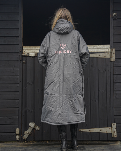 EQUIDRY Original Women's Thick Fleece Grey/Pale Pink