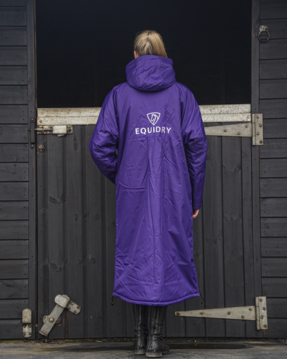 EQUIDRY Original Women's Thick Fleece Purple/Grey