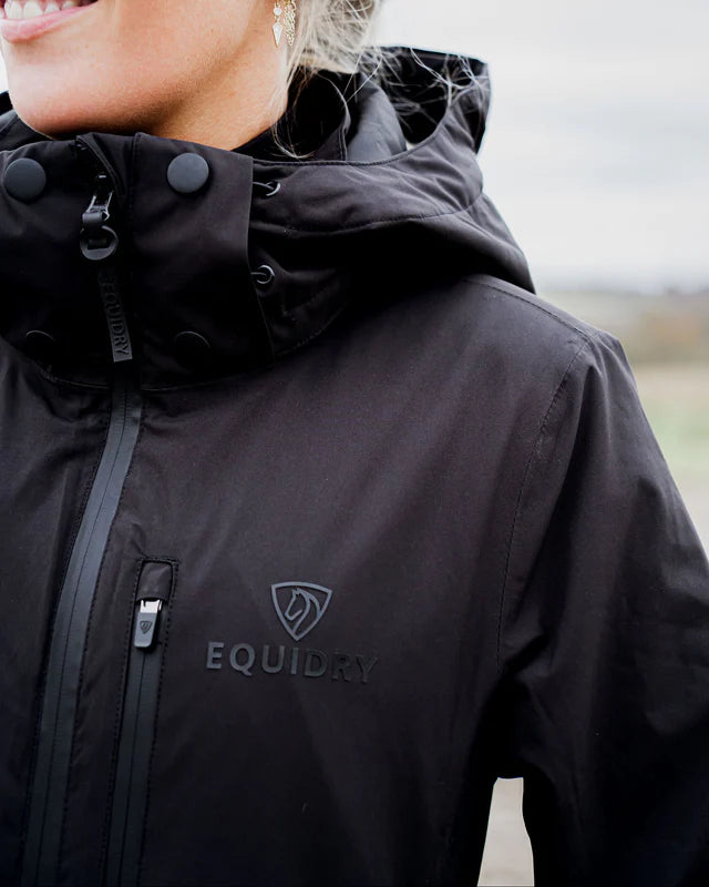 EQUIDRY Iris Warm Waterproof Riding Jacket Women's Black