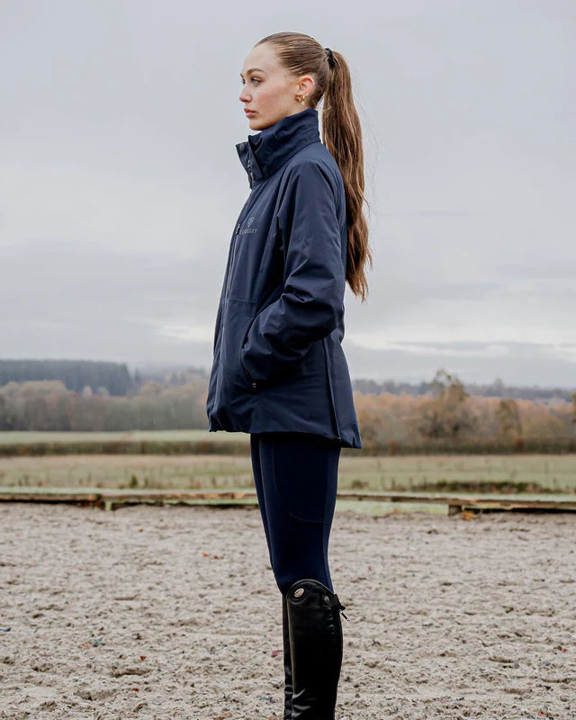 Equidry Iris Waterproof Riding Jacket - Women's Navy: Durable, stylish, and designed for optimal performance in all weather conditions.