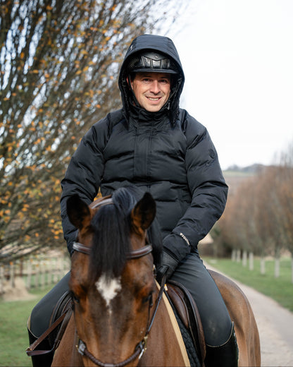 Tor Men's Waterproof Puffer Jacket Black EQUIDRY