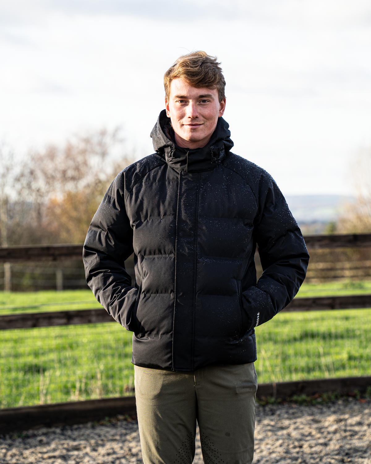 Tor Men's Waterproof Puffer Jacket Black EQUIDRY