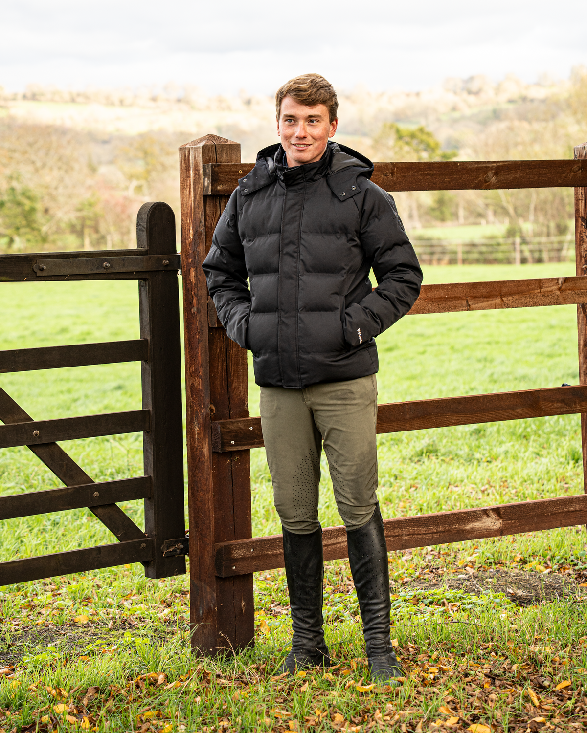 Tor Men's Waterproof Puffer Jacket Black EQUIDRY
