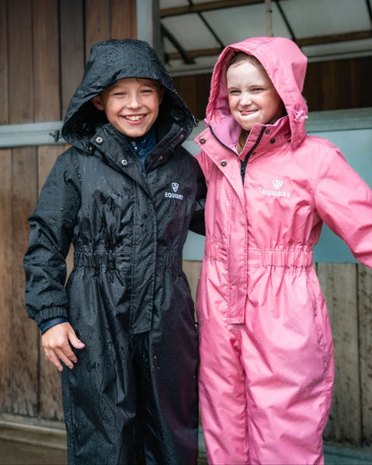 EQUIDRY Children's All-In-One Jumpsuit Black