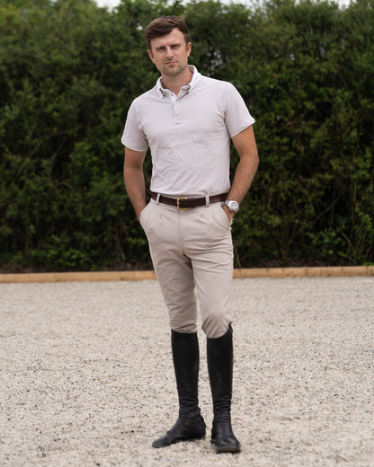 Equidry Men's Waterproof Breeches Beige - Equestrian Riding Pants