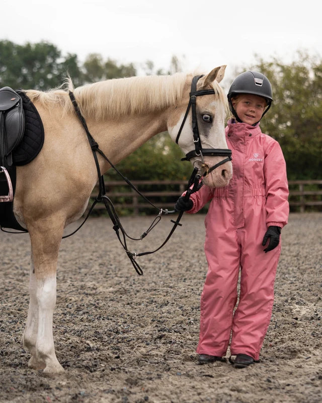 EQUIDRY Children's All-In-One Jumpsuit Dusky Pink