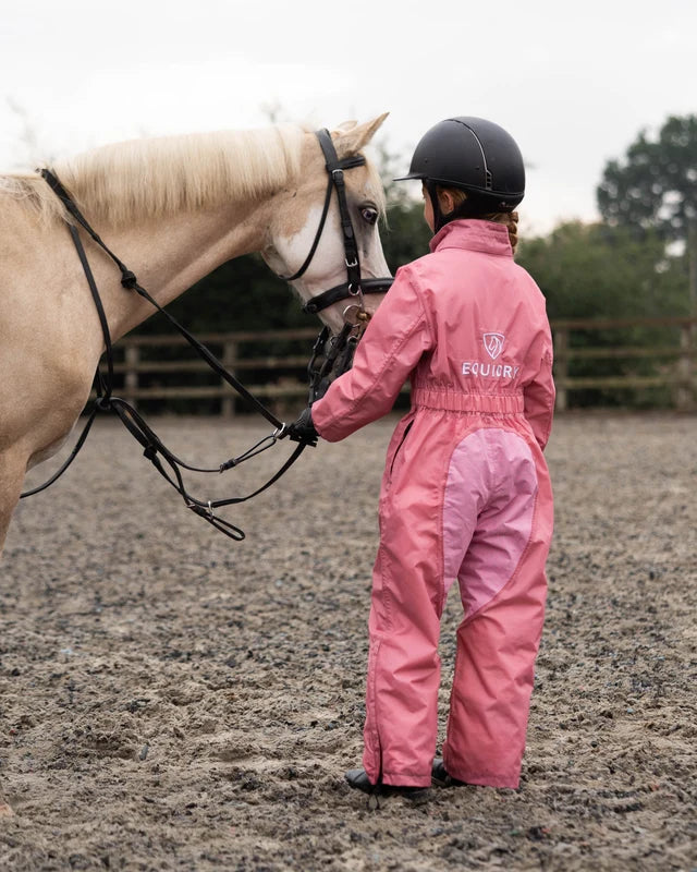 EQUIDRY Children's All-In-One Jumpsuit Dusky Pink
