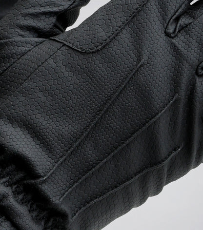 Black Premier Equine Waterproof Riding Gloves: Textured synthetic leather, touchscreen compatible, excellent grip for riders.