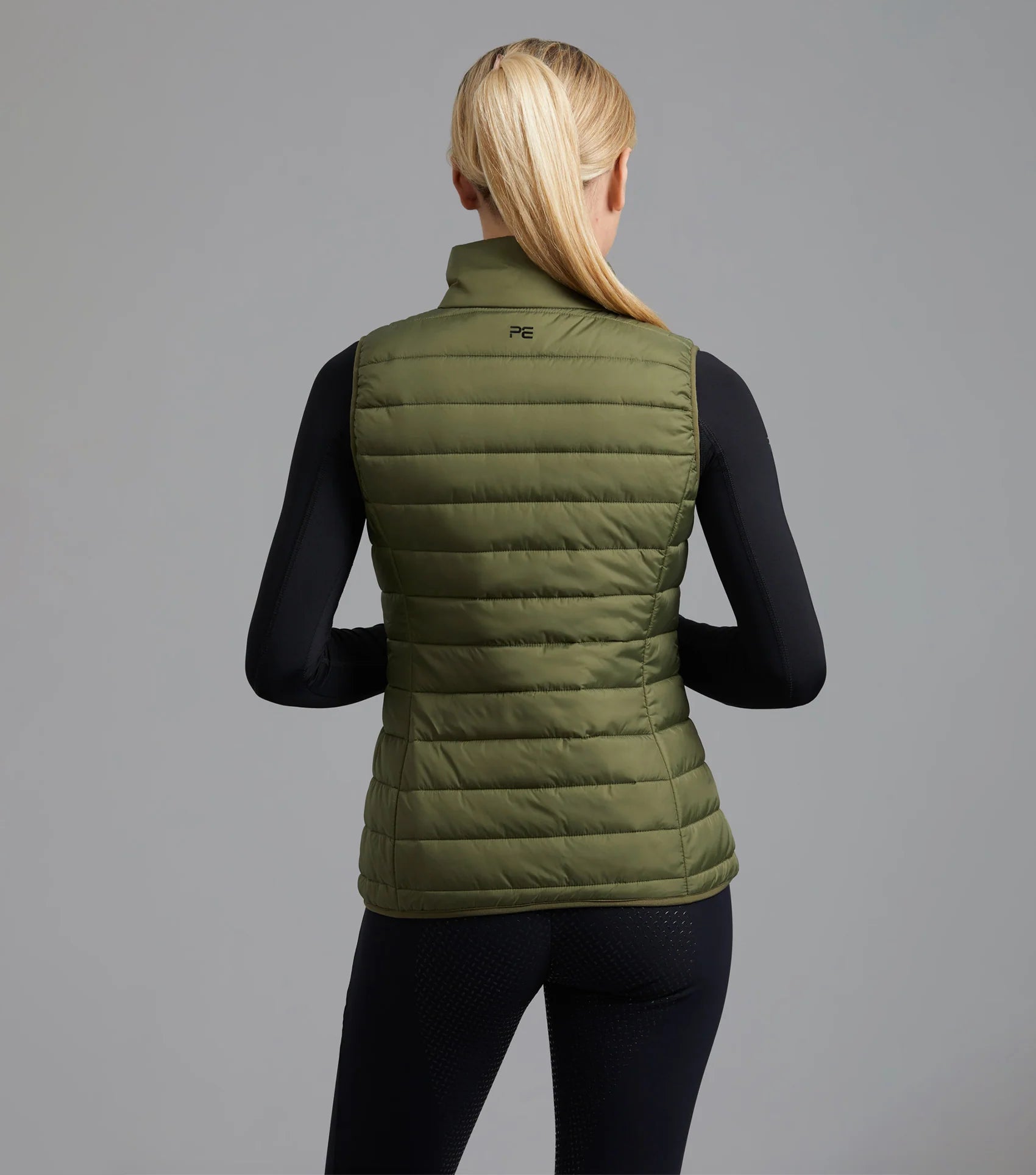 Premier Equine Dante Ladies Riding Gilet Olive