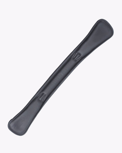 PREMIER EQUINE DAVOLI Leather Girth - Black. Premium Horse Saddle Girth.
