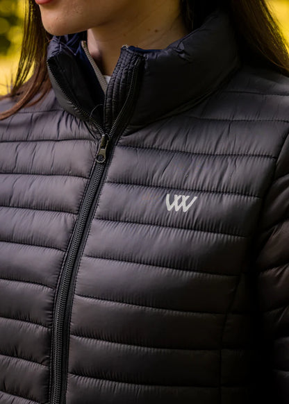 Woof Wear Heated Jacket - Black Padded Jacket Available at Equiflair