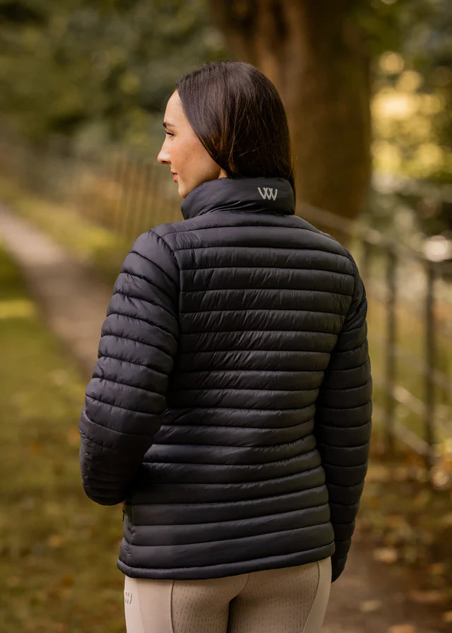Woof Wear Heated Jacket Black - Women's Equestrian Outdoor Riding Jacket