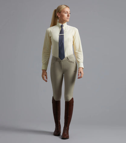 Premier Equine Beige Ladies Competition Gel Riding Breeches Full Seat