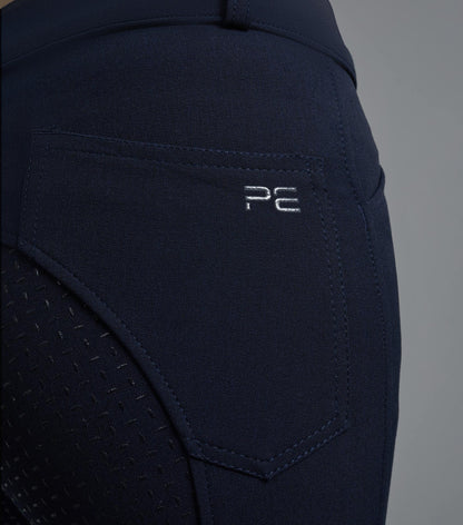 Premier Equine Navy Riding Breeches: Ladies' Gel Seat Equestrian Pants