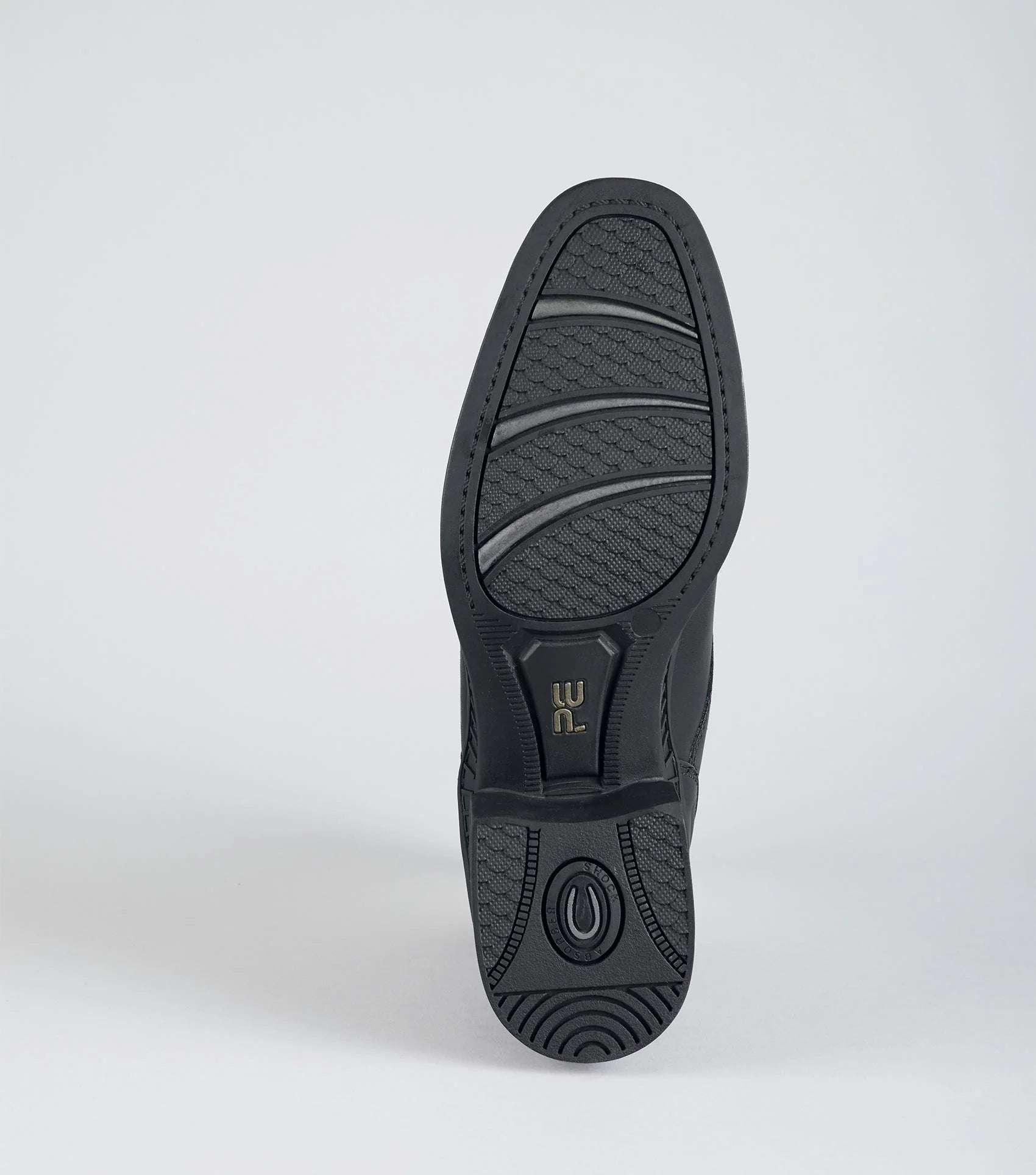 Premier Equine Black Leather Riding Boot Sole - Equiflair Paddock Boot with Arch Support, Anti-Slip Sole