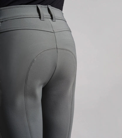 Premier Equine Derby Boys Riding Breeches - Grey Equestrian Pants