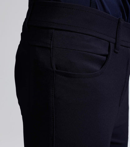 Navy Boys Riding Breeches | Premier Equine Derby Breeches | Equestrian Apparel | Technical Fabric | Knee Grip