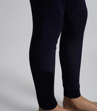 Premier Equine Derby Boys Navy Riding Breeches: Kids Equestrian Apparel for Training & Competition.