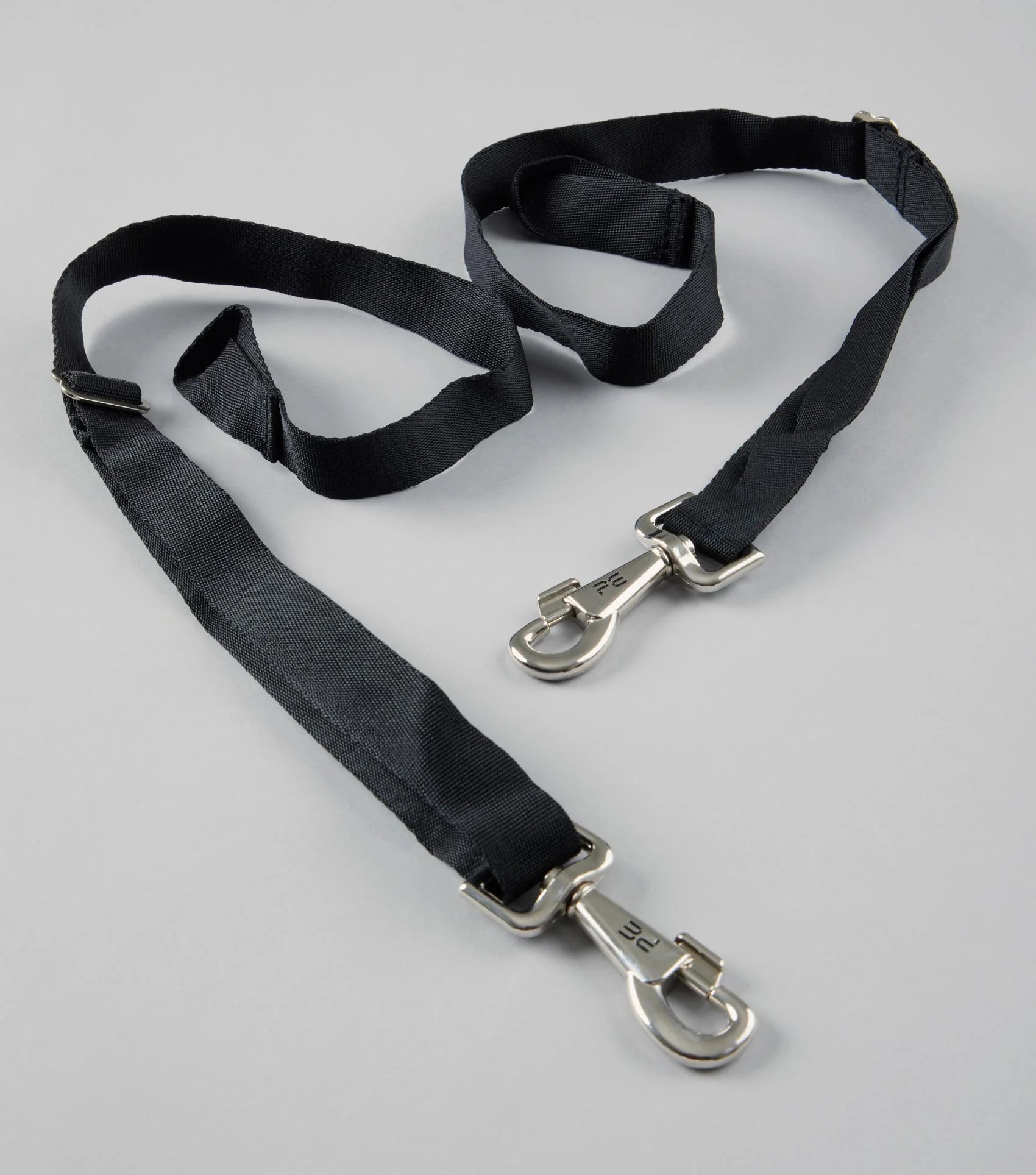 Premier Equine Detachable Leg Straps Black - Horse Nylon Straps Adjustable with Stainless Steel Clips Equiflair