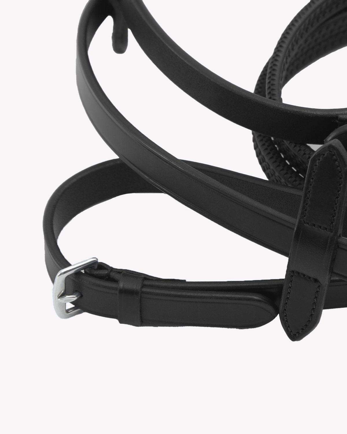 Premier Equine Diego Rubber Reins Black