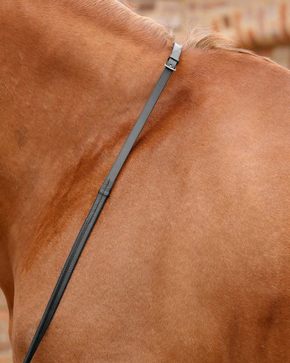 Premier Equine Diego Rubber Reins Black