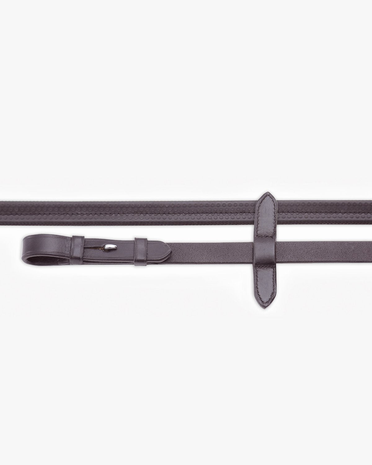 Premier Equine Diego Rubber Reins Brown