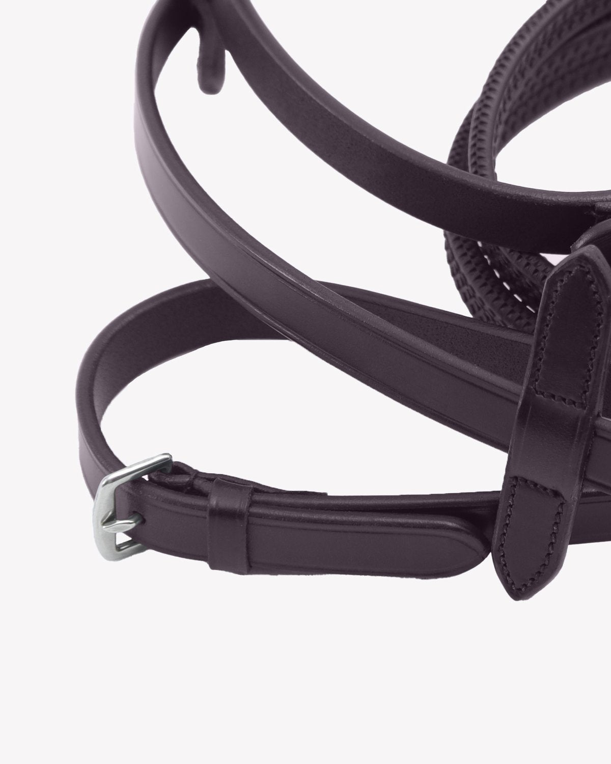 Premier Equine Diego Rubber Reins Brown