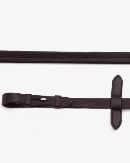 Premier Equine Diego Rubber Reins Brown