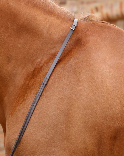 Premier Equine Diego Rubber Reins Brown