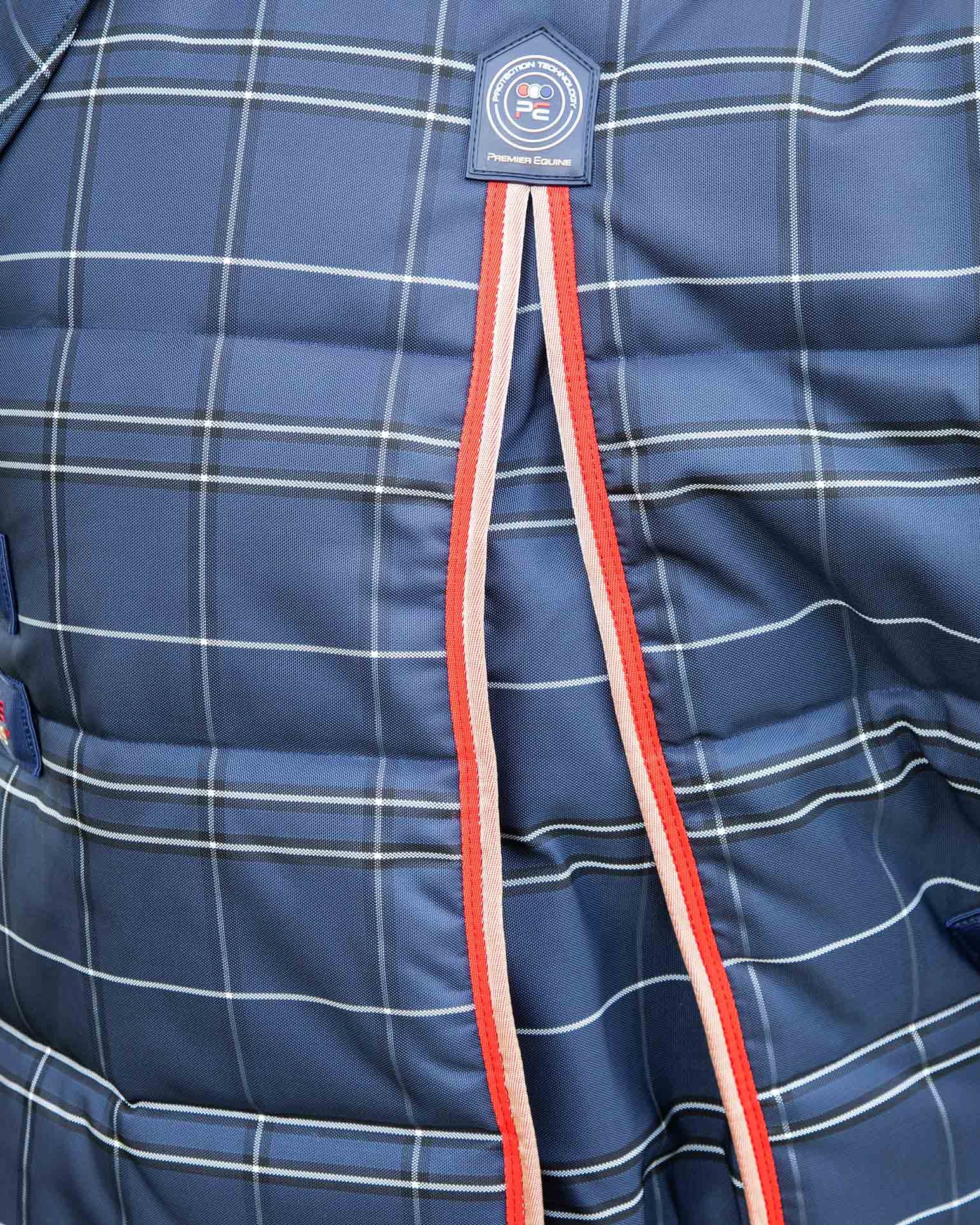 Premier Equine Domus 200g Combo Stable Rug Navy Check